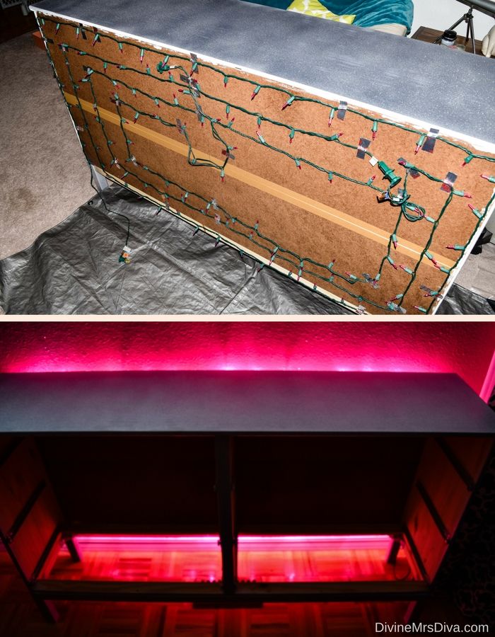 {Crafting Diva} How To DIY Glittery Painted Dresser Discourse of a